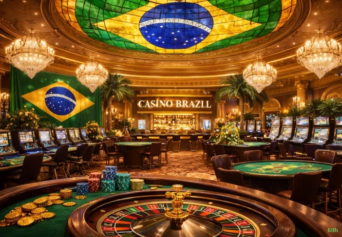 Imagem promocional da 69h mostrando a plataforma e suas vantagens